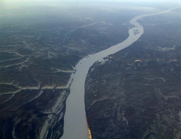 Frozen river Syberia