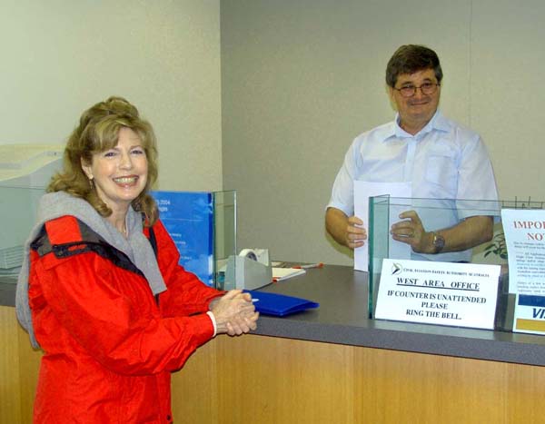 At CASA getting license