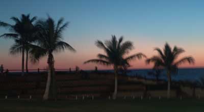 Day comming to an end