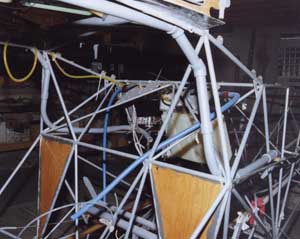 Details of wiring and hoses