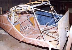 Fabric on the fuselage