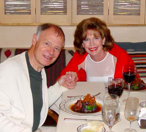 Joan and Ueli with a gourmé delight