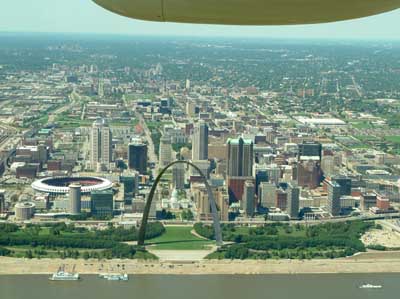 St. Louis in the sunshine