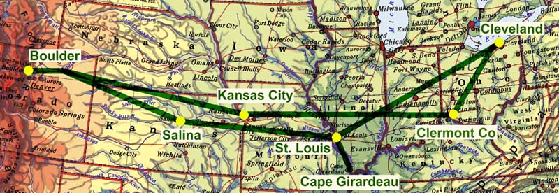 Routing to Cleveland and Sporty's