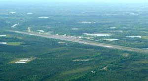 Airport of Northway Alaska