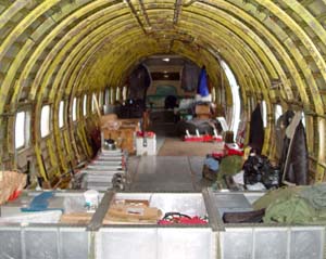 Slurry bomber interior