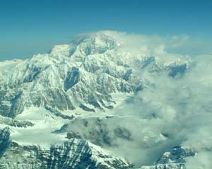 Mt. McKinley lifting the veil